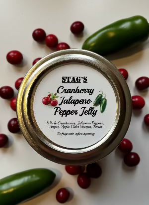 Cranberry Jalapeno Pepper Jelly (Seasonal-Fall/Winter)