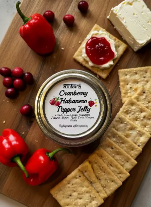 Cranberry Habanero Pepper Jelly