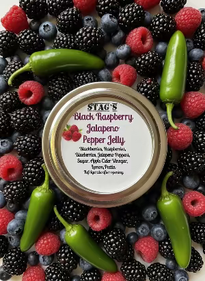 Black Raspberry Pepper Jelly