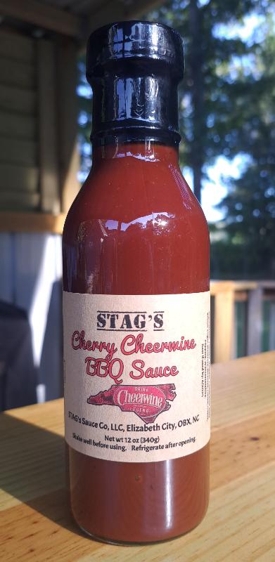 STAG's Cherry Cheerwine BBQ Sauce 12oz