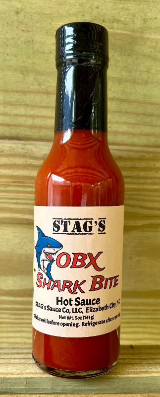 STAG's OBX Shark Bite Hot Sauce 5oz