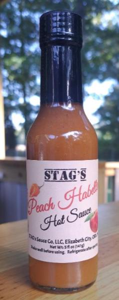 STAG's Peach Habellini Hot Sauce 5oz