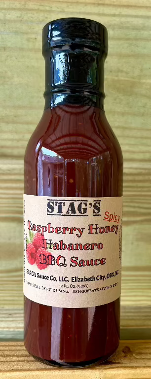 STAGs Raspberry Honey Habanero BBQ Sauce