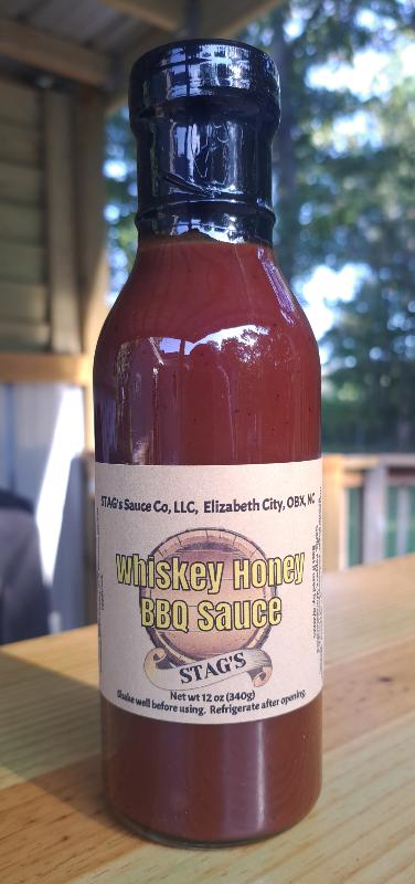 STAG's Whiskey Honey BBQ Sauce 12oz